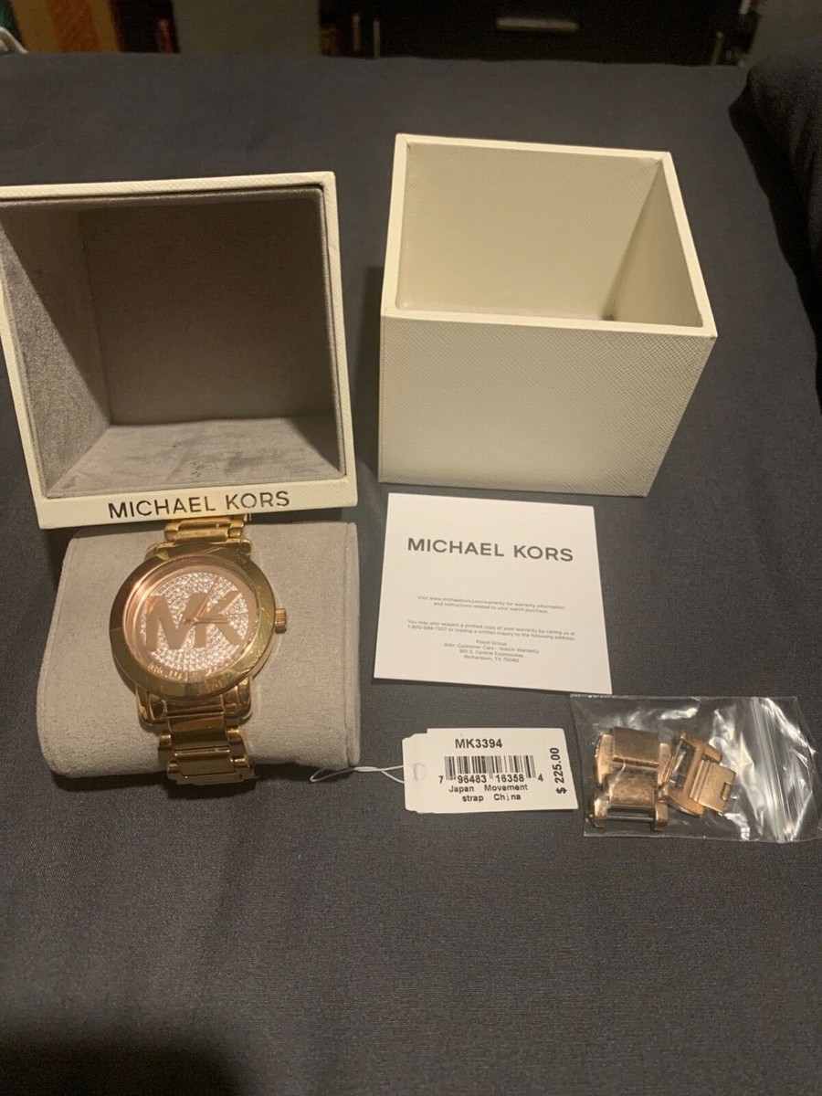 Michael Kors MK 3394 Rose Gold | eBay Michael Kors MK 3394 Rose Gold | eBay