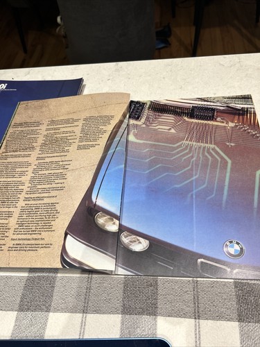 BMW 528e 533i 1983 Car Auto Dealer showroom Sales Brochure - Picture 6 of 9