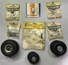 New Old Stock R/C Vintage Parts Lot 12 Items: Fox Rocket City Perfect Du-Bro NOS