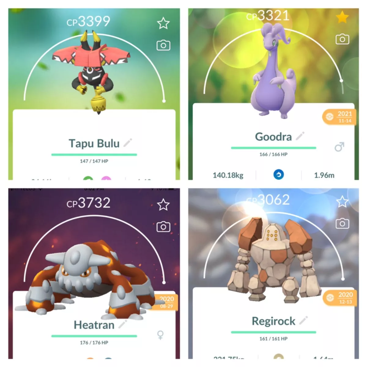 Pokemon Trade GO - Palkia Level 40 & 2nd Charged Move for PVP master League