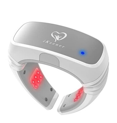 iKeener Neck Massager for Neck Pain Relief, Rotlicht-Therapie für