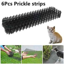 Set of 6 Plant Prickle Strip Dig Stopper Anti Dog and Cat Repellent Garden Patio