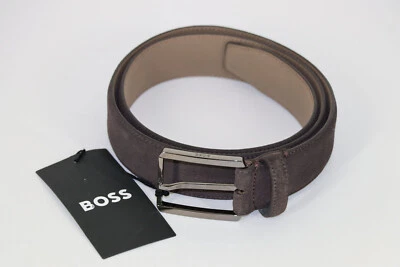 HUGO BOSS Gürtel, Mod. T-Leo-Sd-St_Sz35, Gr. 90, Hand Made in Italy, Dark Brown - Bild 1 von 4