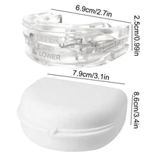 1x Smart Anti Snoring Device Anti Snore Mouthpiece Sleep Aids Mouth Guards Tool