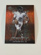 2023 Leaf Trinity Football Mega Box Steel Orange Lazer #6 Antwann Hill Jr. 9/15