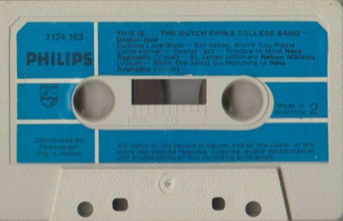 CASSETTE. CT195 DOCTOR JAZZ DUTCH SWING COLLEGE BAND - Picture 4 of 4