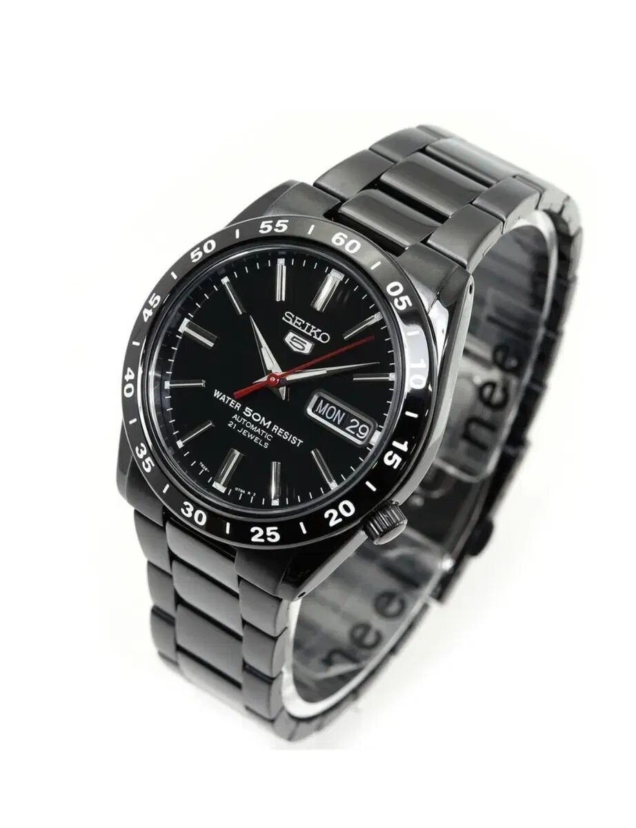 SEIKO5 SNKE03KC ブラック SEIKO SEIKO5 SNKE03K1 SNKE03KC Wristwatch Black Automatic Men's