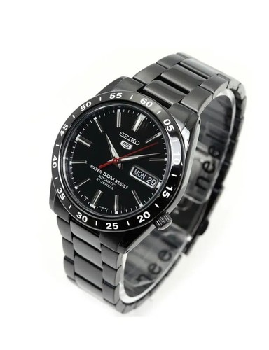 SEIKO SEIKO5 SNKE03K1 SNKE03KC Wristwatch Black Automatic Men's Watch - Picture 2 of 4