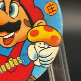 Mario Flower Menko Super Mario Bros Famicom Card Nintendo 1985 NES Japanese