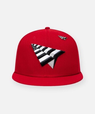 PAPER PLANES    CRIMSON 9FIFTY SNAPBACK WITH PINK UNDERVISOR LIMITED RELEASE  