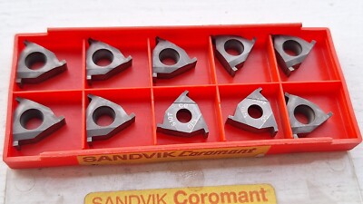 10 Sandvik Hartmetall Nutspitzen L154.0G-16CC01-110 S10T (U-Max Nut 1,1mm)