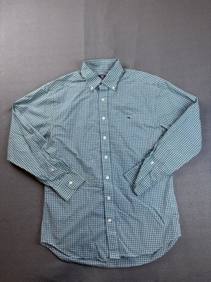 Vineyard Vines Mens Slim Fit Tucker Shirt Plaid Button Down Whale Size Medium
