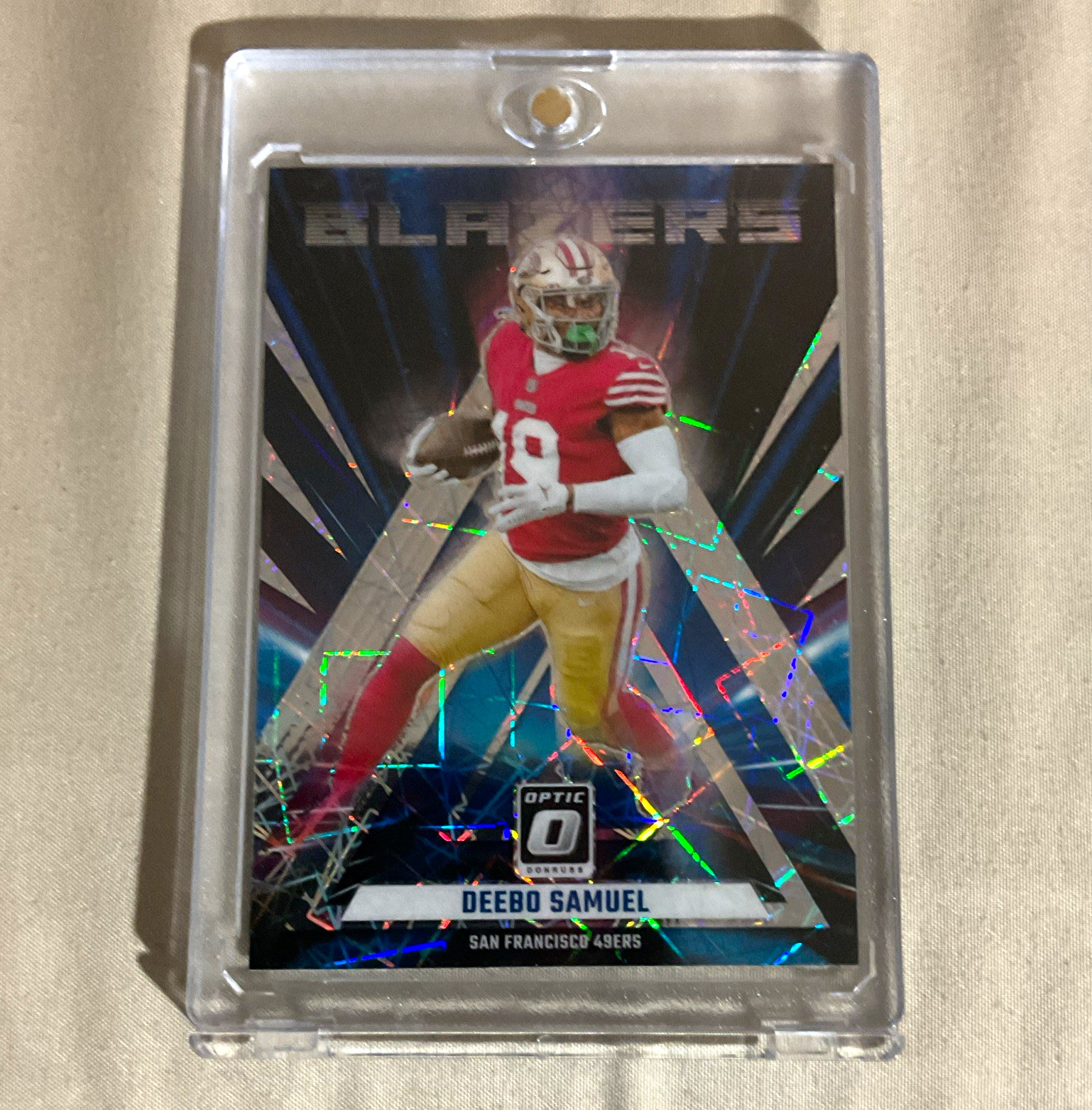 Panini 2023 Donruss Optic Deebo Samuel Blazers Insert #13 49ers