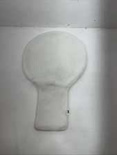 New Tough 1 White Wool Saddle Seat Cover 30-1001 Pp-15