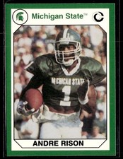 1990 Collegiate Collection Michigan State Spartans #96 Andre Rison Card 2902H