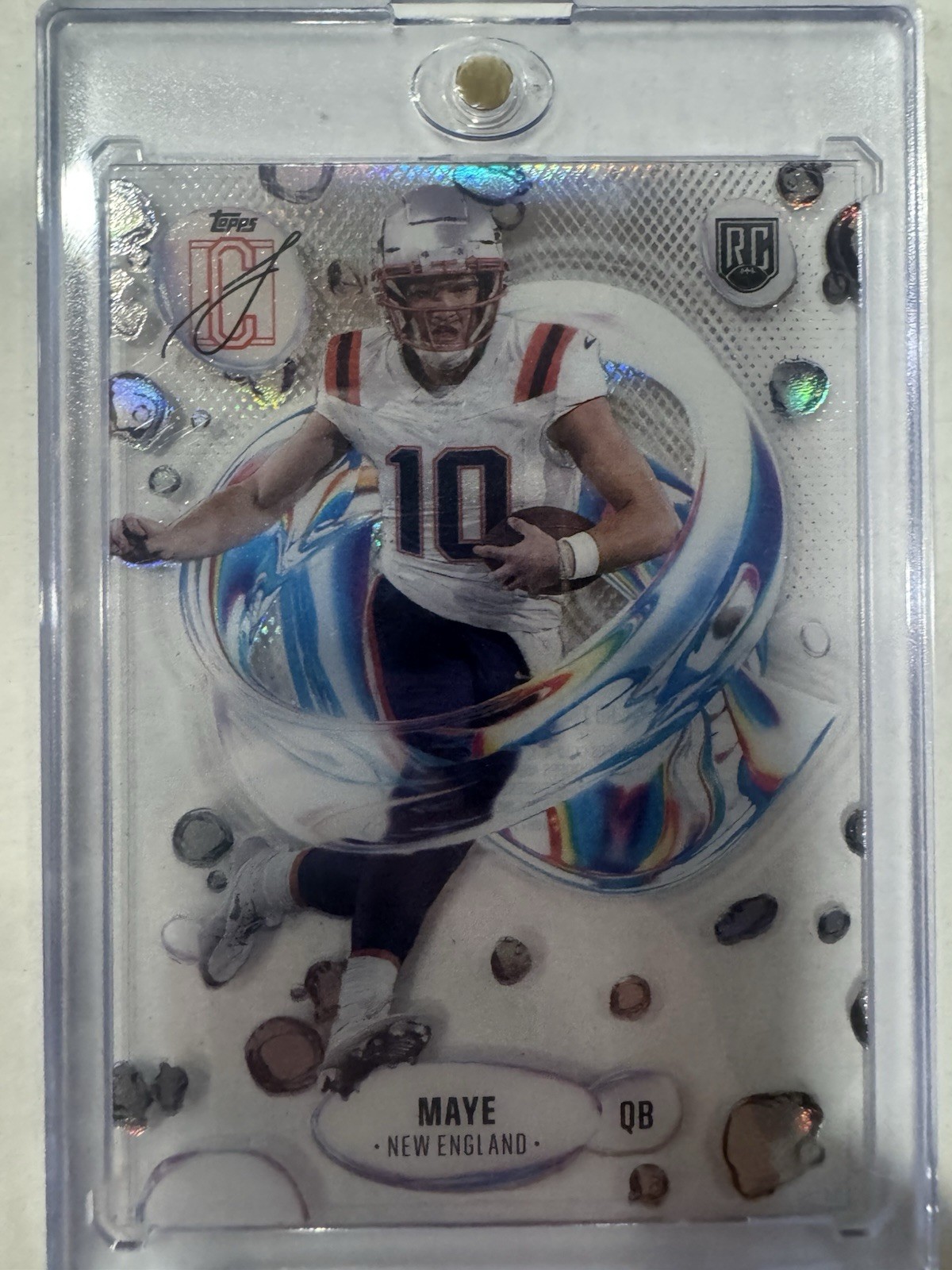 2024 Topps Signature Class Football Drake Maye Fluidity Patriots RC #F-3