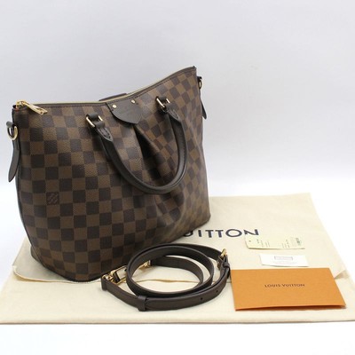 Louis Vuitton Damier Ebene Siena MM Shoulder Bag N41546 56946342 | eBay
