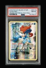 2016 POKEMON XY BLACK STAR PROMO #XY118 KELDEO MYTHICAL P.M. COLLECTION PSA 8 