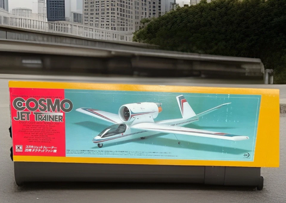 Vintage KYOSHO COSMO JET Trainer Balsa Kit - Nice & Complete Condition! - Image 4 of 4