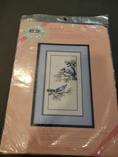1986 Dimensions. From The Heart Counted Cross StitchBlue Jays Linda Williams NIP