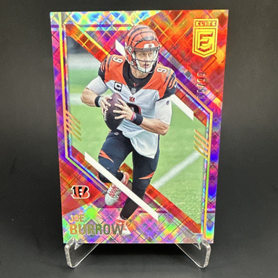 Panini 2021 Donruss Elite Joe Burrow Bengals #77 Purple Parallel 16/99