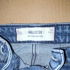 Hollister Women’s High Rise Straight Jeans Blue Medium Wash Distressed 5-Pocket — photo 2