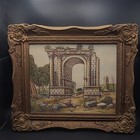 Artini Sculptured Engraving Handpainted Twin Etched Four Dimensional Framed — photo 1