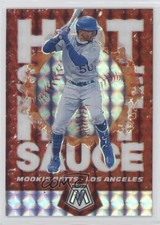 2021 Panini Mosaic Hot Sauce Mosaic Prizm Mookie Betts #HS4 02v3