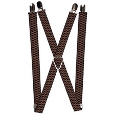  Suspenders - 1.0  - Mesh Black/Brown ACC NEW
