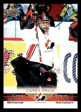 2021-22 Upper Deck Tim Hortons Team Canada #CM-2 Carey Price UD Canvas Moments