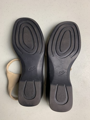Sandalias Easy Spirit ligeras con tiras cómodas zapatos para mujer talla 9,5 cuero - Imagen 12 de 12