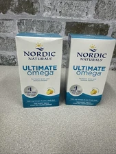 Nordic Naturals Ultimate Omega 1280mg Omega-3,100 SOFT GELS Lemon EXP 08/26(2BOX