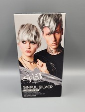 Splat SINFUL SILVER Complete Hair Dye Kit Vegan, Ammonia  paraben free. non GMO