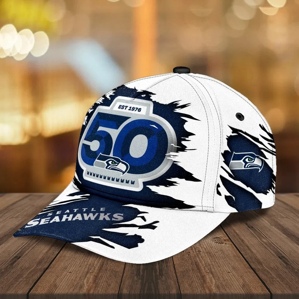 Seahawks 50th Anniversary Classic Cap