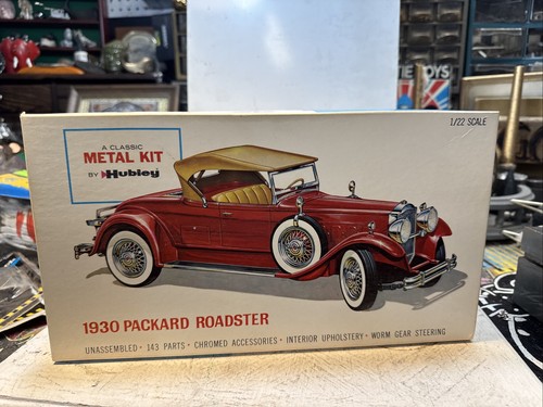 Hubley 1930 Packard Roadster Vintage Metall Modellbausatz Maßstab 1:22