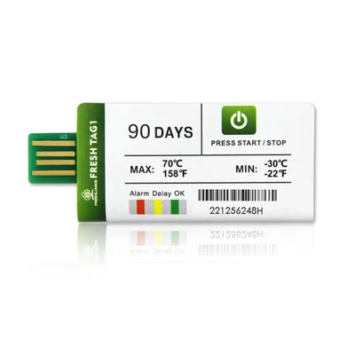 FRESHLIANCE FOCUS ON FRESH AND SAFE LIFE ONLY Freshliance 1pack Temperature Data Logger USB Disposable Temperature Recorder