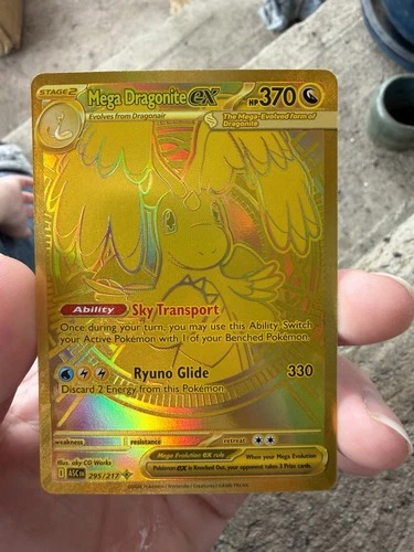 Mega Dragonite Ex Mega Hyper Rare Ascended Heroes 295/217