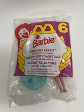 Vintage SEALED 1994 McDonald's Happy Meal Toy Barbie Lifeguard Barbie 6