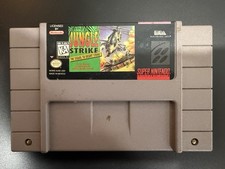 Jungle Strike Super Nintendo SNES Authentic Cartridge Game 1995
