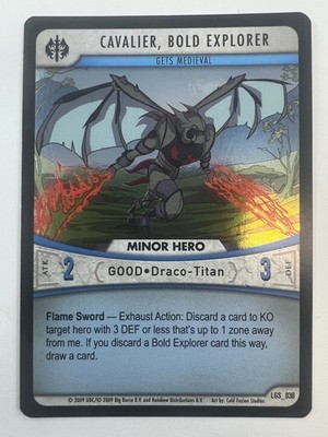 Huntik CAVALIER, BOLD EXPLORER ''Rare'' LGS_030 ''SKU 011'' - Ref. P005