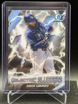 Junior Caminero 2026 Bowman Chrome Electric Sluggers #ES4 - Tampa Bay Rays