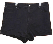 UNIVERSAL THREAD WOMEN'S SZ 18 BLACK STRETCH DENIM 5-POCKET SAILOR SHORTS
