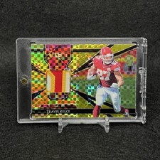 2018NFL American Football Travis Kelce Memorabilia Jersey Card Gold Parallel5/10