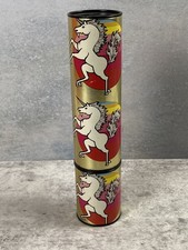 Vintage 1960s Kaleidoscope Pastel Design Unicorn Rainbow Case Made in Japan