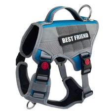 Tactical Working Dog Vest Harness - No-Pull Service Dog Jacket with Reflectiv...