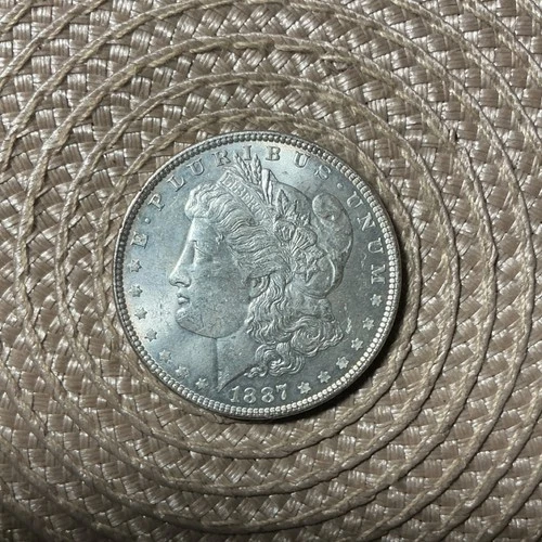 1887 Morgan Silver Dollar $1 Coin Circulated Uncertified US 0.9 Fineness