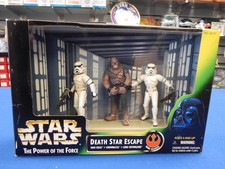1997 Star Wars Power of the Force Death Star Escape Rebel Alliance Figures - New