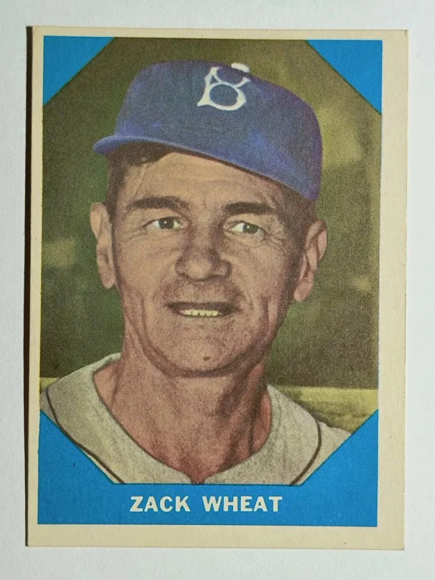 1960 Fleer #12 Zach Wheat MID GRADE