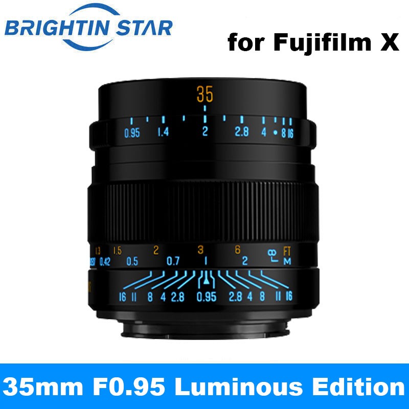 BRIGHTIN STAR 35mm F0.95 フジXマウント Brightin Star 35mm F0.95 APS-C Luminous Version Portrait Star