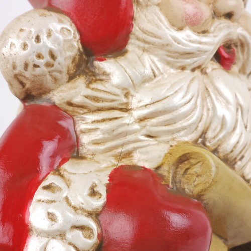 Vintage Mr and Mrs Santa Claus Mold Ceramic Shelf Sitting Figures Large 1985 - Picture 20 of 20